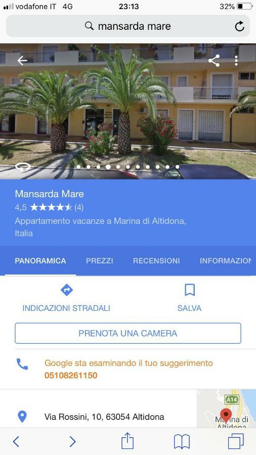 Mansarda Mare Apartment อัลติโดนา ภายนอก รูปภาพ